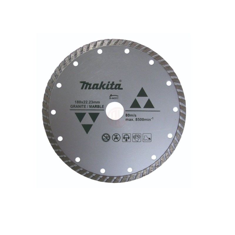 Makita Turbo Elmas Testere Gümüş 180x2,6x22,23 mm (D-44317) 