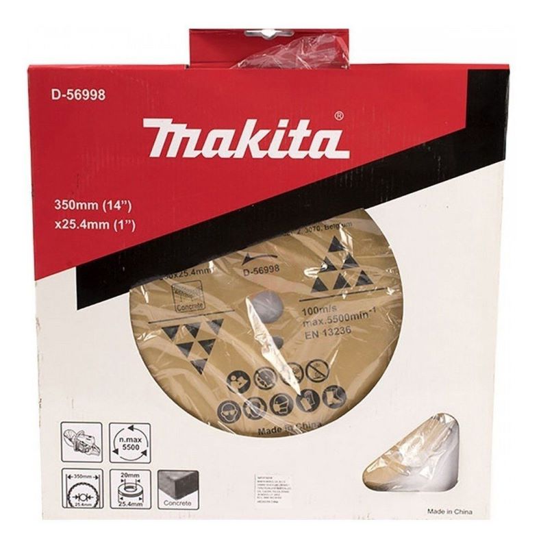 Makita Segmanlı Elmas Testere Gold 350x2,8x25,4/20 mm (D-56998) 