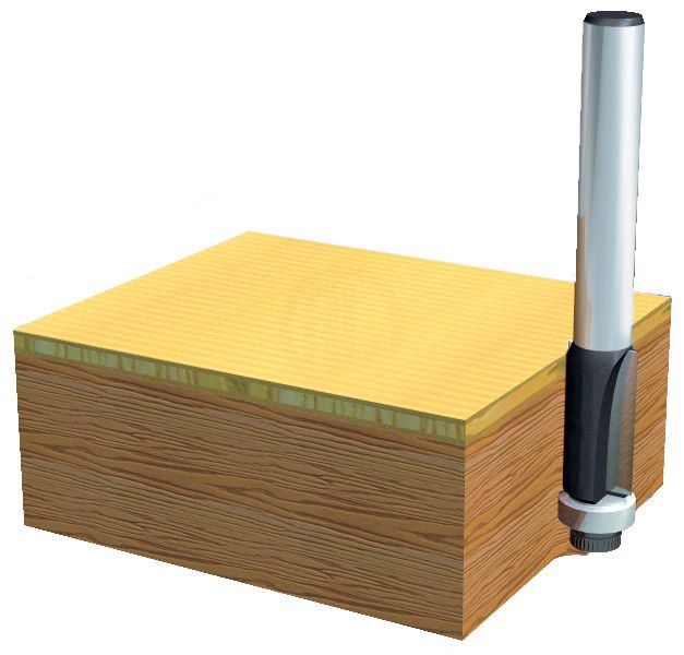 Makita Freze Ucu Rulmanlı Tek Kenar Alma Bıçağı 6x10x50 mm (D-09472) 