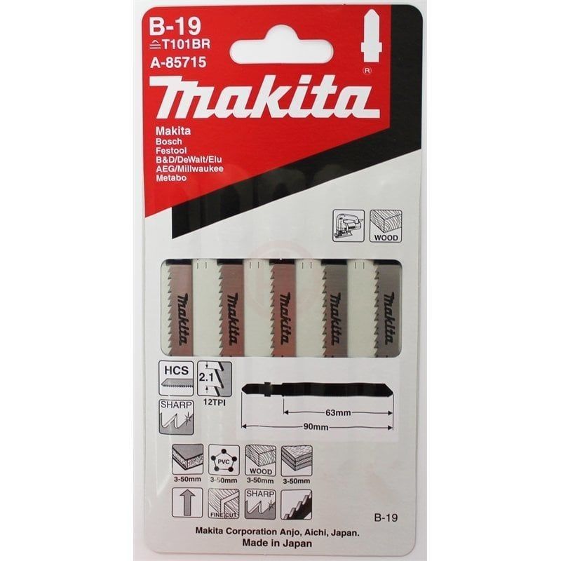 Makita Ahşap Dekupaj Testere Bıçağı 65 mm (B-19) (A-85715) 