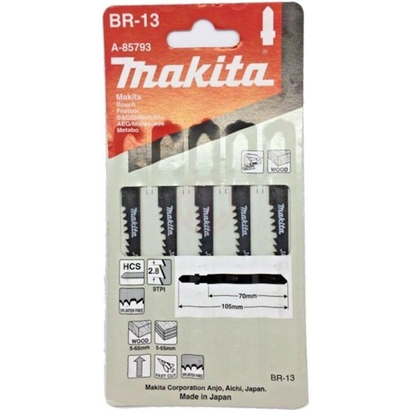 Makita Ahşap Dekupaj Testere Bıçağı 64 mm (BR-13) (5 Adet) (A-85793) 