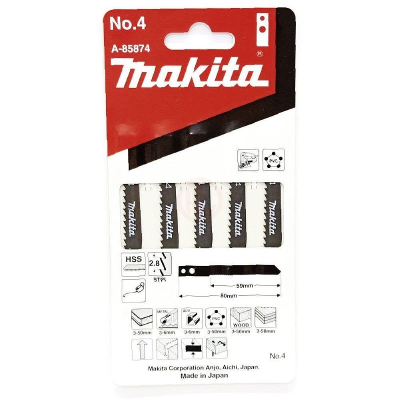 Makita M Tipi Dekupaj Testere Bıçağı 60 mm (4) (A-85874) 