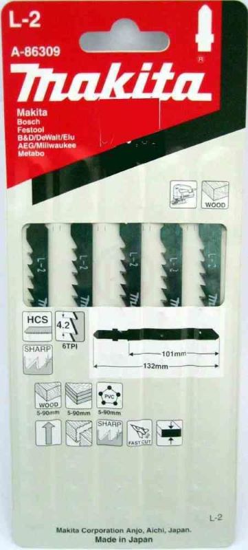 Makita Ahşap Dekupaj Testere Bıçağı 100 mm (L-2) (A-86309) 