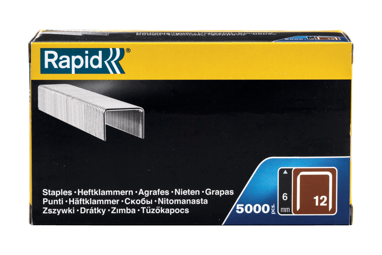 - Rapid 12/6 MM GALVANİZ KAPLI ZIMBA TELİ 5000 ADET 